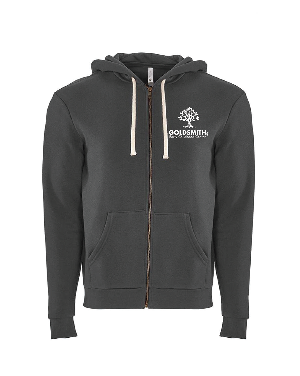 Adult Zip-up Hoodie with Horizontal Logo