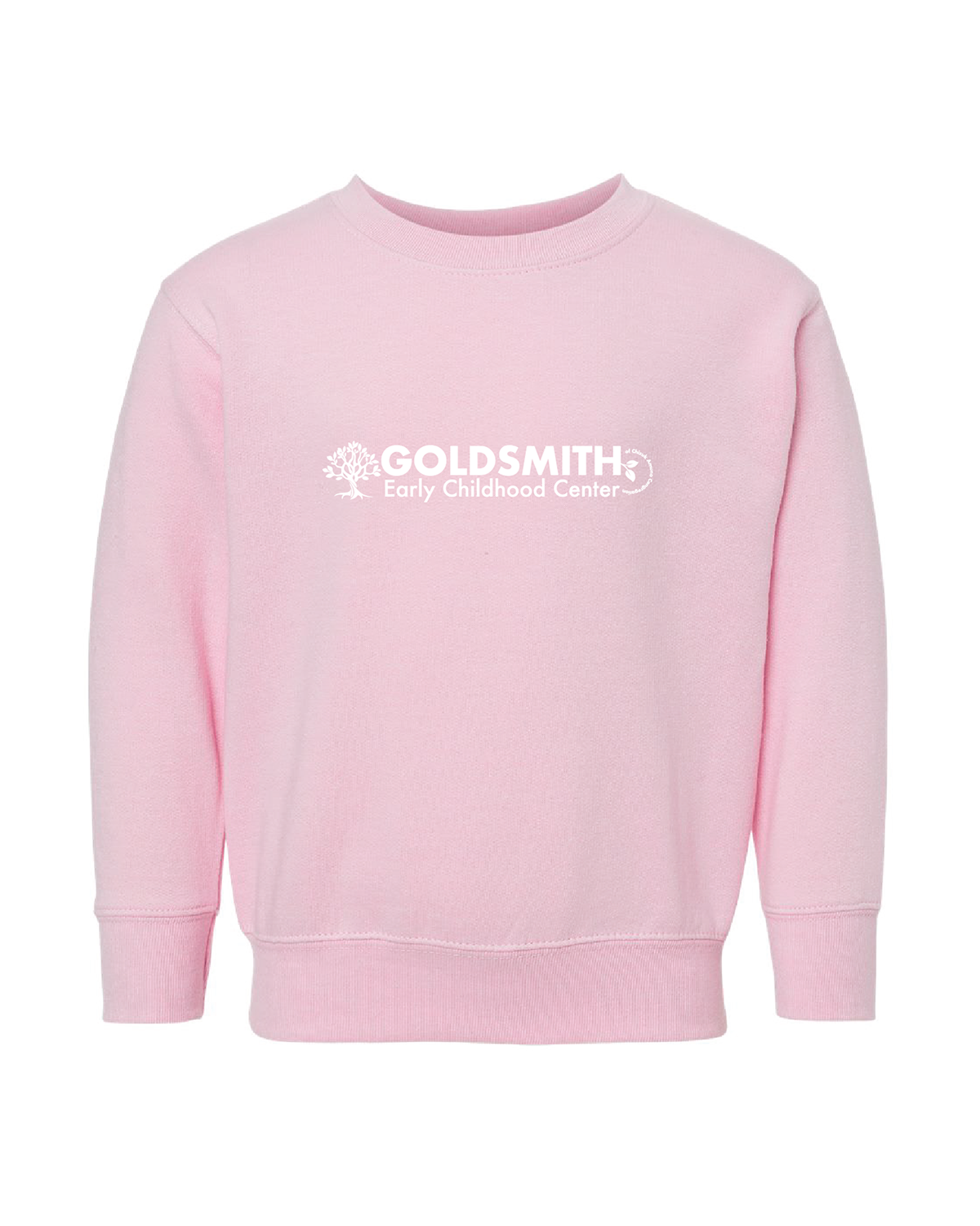 Toddler Crewneck Sweatshirt (60/40 Blend) with Horizontal Logo