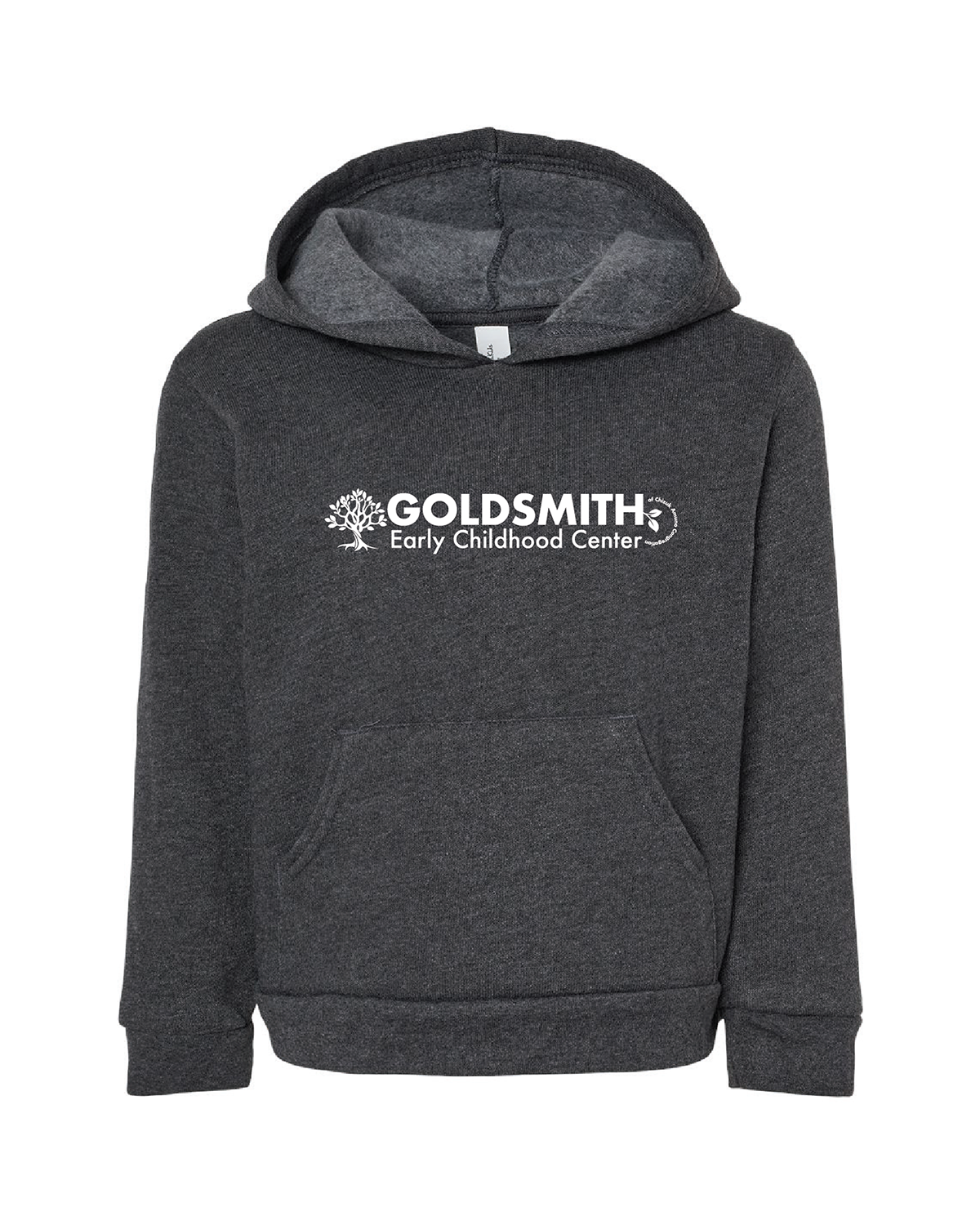 Youth Hoodie (Sponge Fleece) with Horizontal Logo