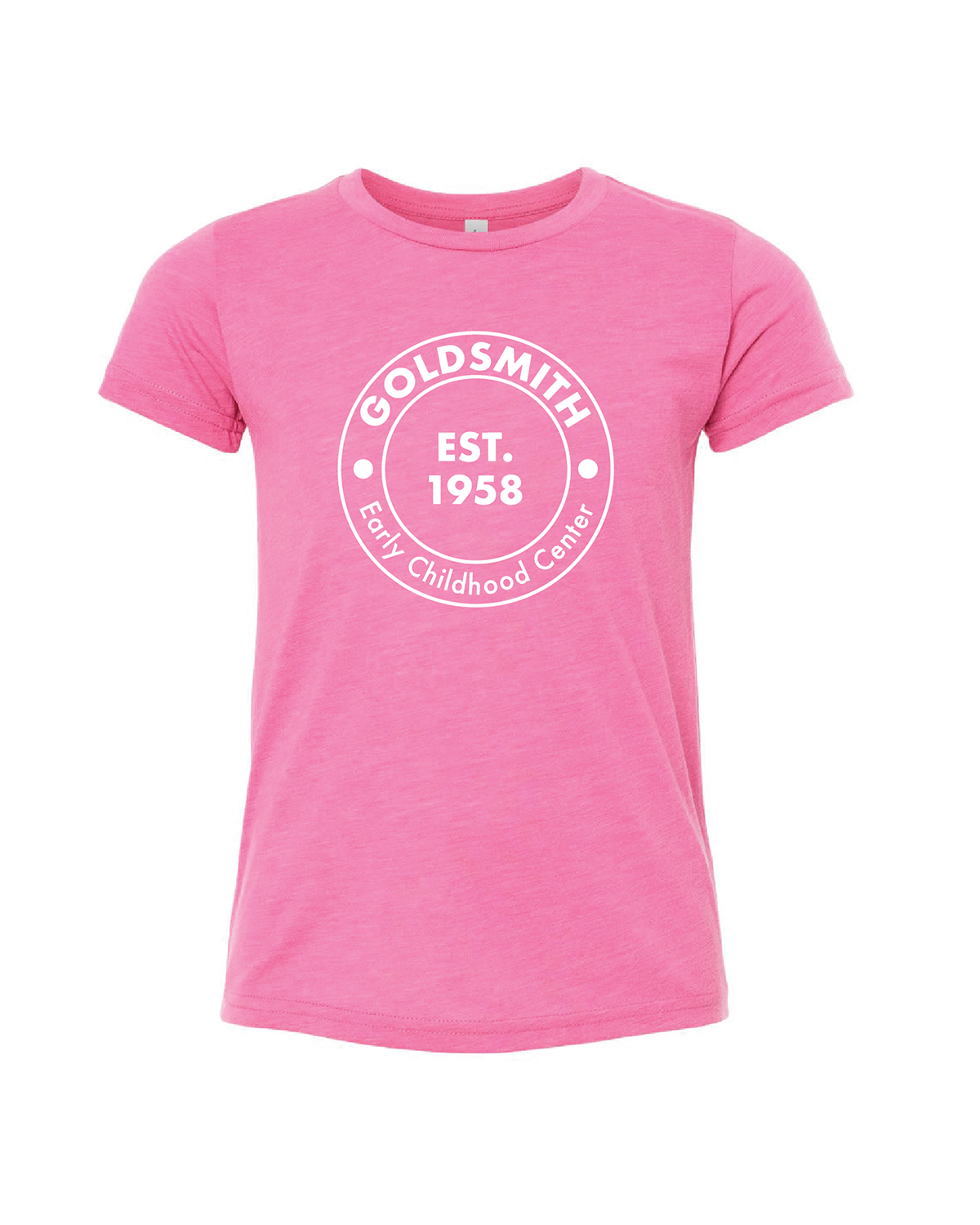 Youth Tri-Blend Short Sleeved with Round Logo