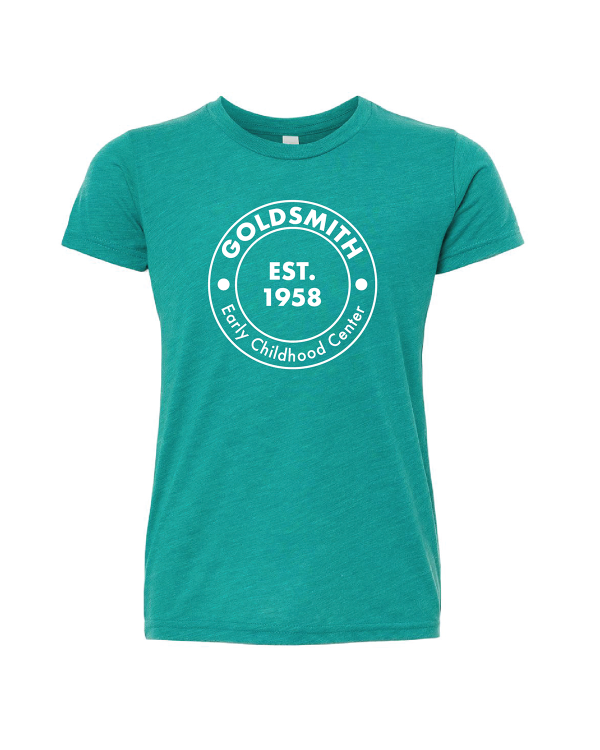 Youth Tri-Blend Short Sleeved with Round Logo