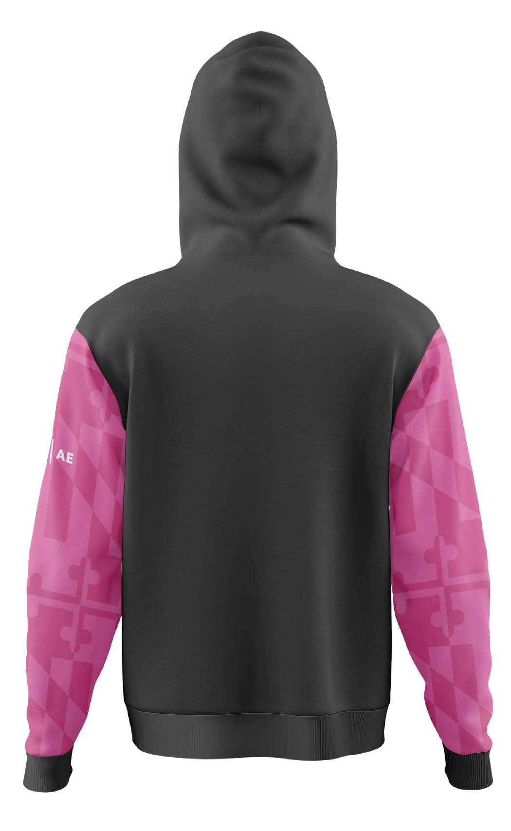 Personalized Black/Pink MD Flag Hoodie