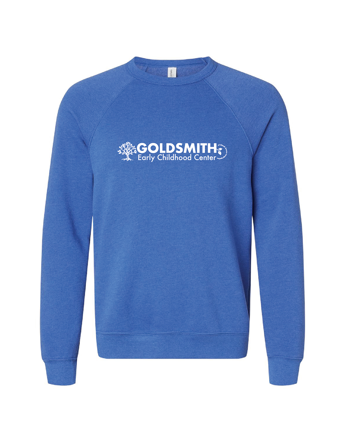 Adult Crewneck (Sponge Fleece) with Horizontal Logo