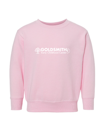 Toddler Crewneck Sweatshirt (60/40 Blend) with Horizontal Logo