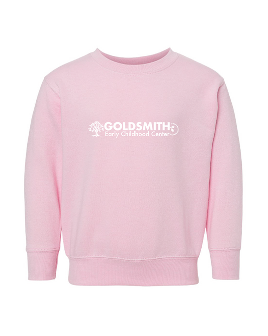 Toddler Crewneck Sweatshirt (60/40 Blend) with Horizontal Logo