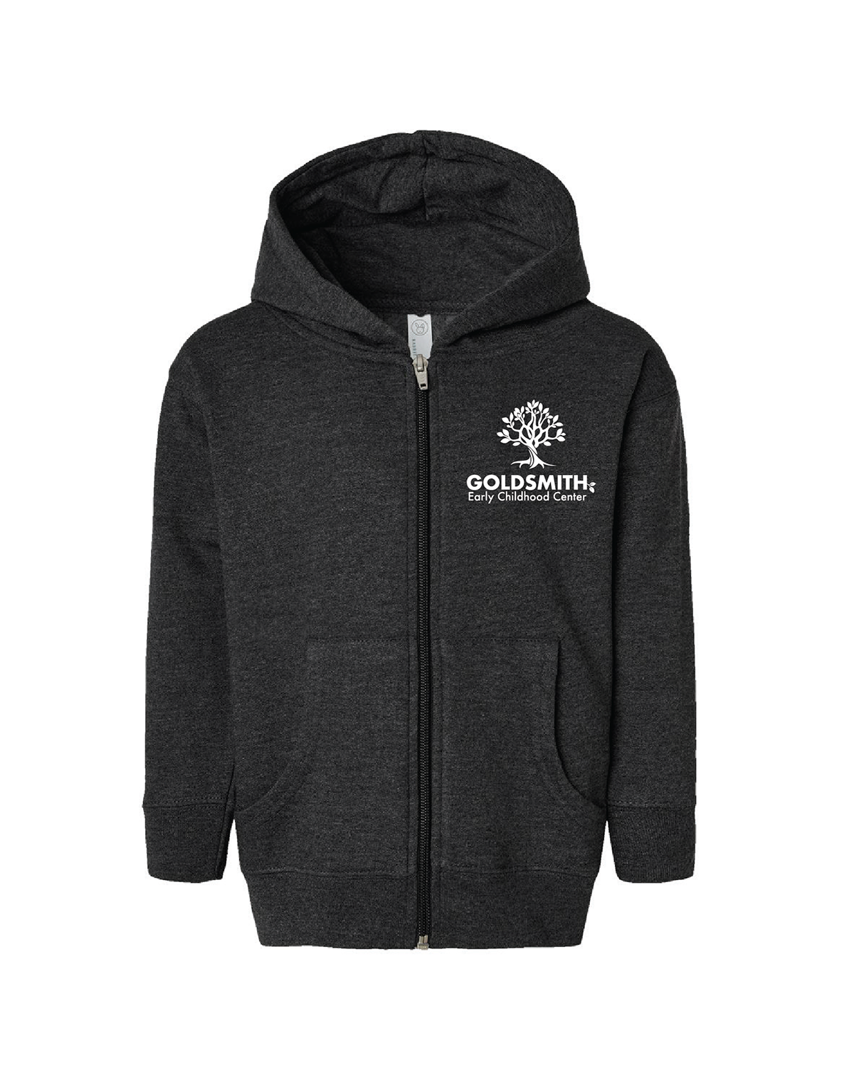 Toddler Zip-up Hoodie with Horizontal Logo