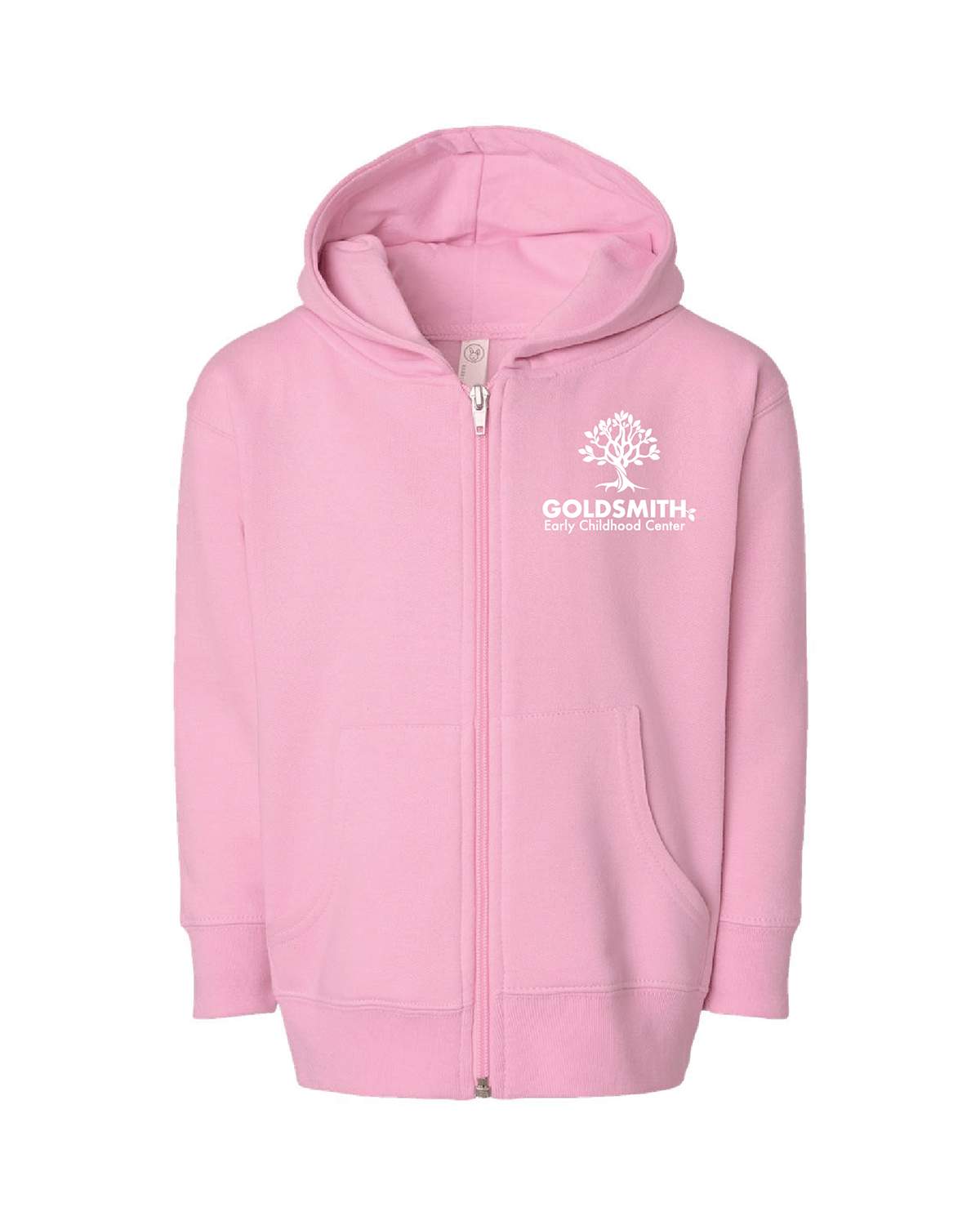 Toddler Zip-up Hoodie with Horizontal Logo