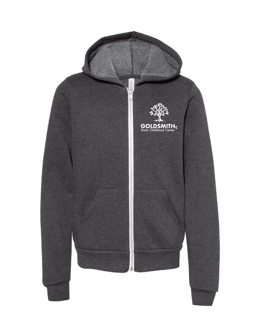 Youth Zip-up Hoodie with Horizontal Logo