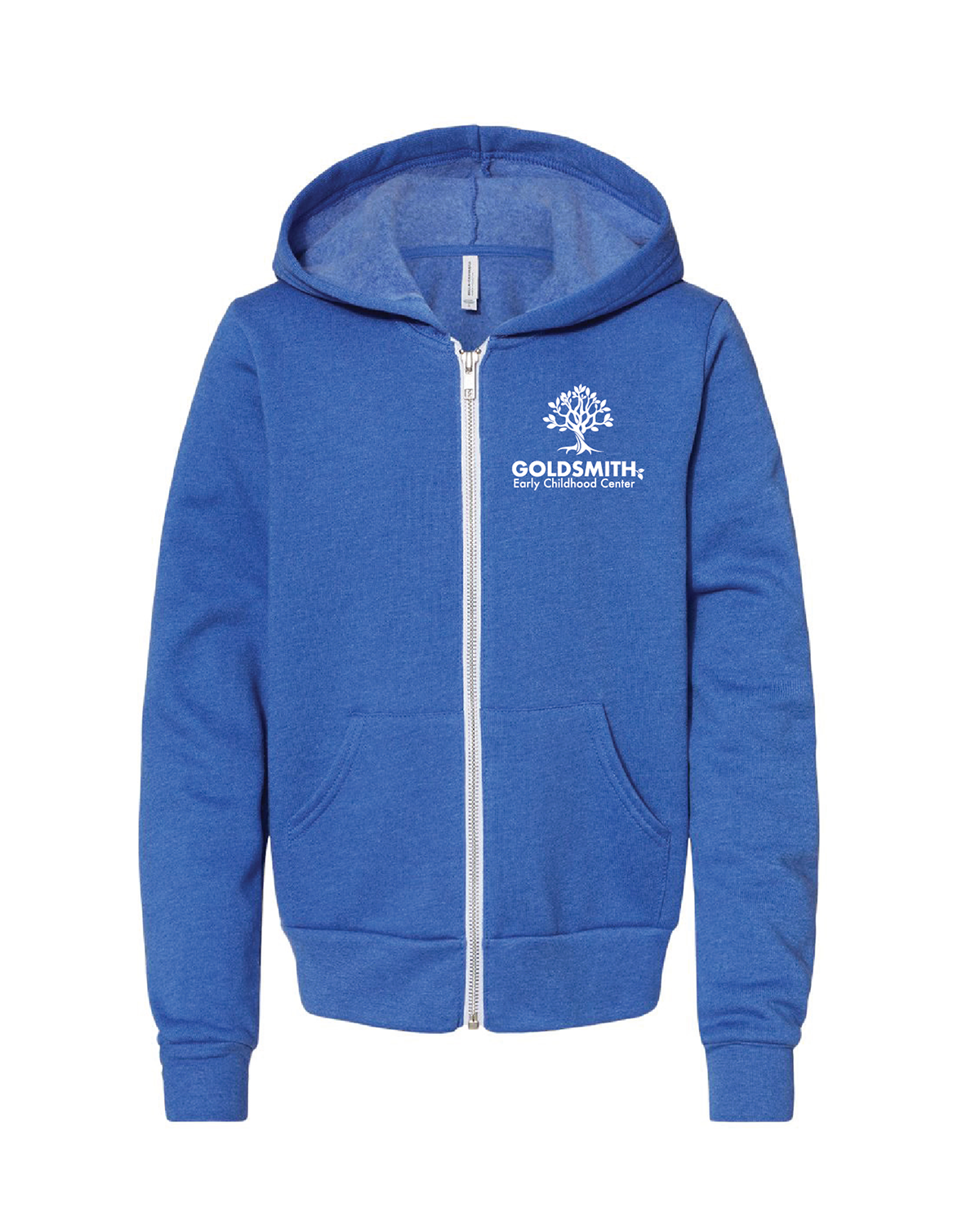 Youth Zip-up Hoodie with Horizontal Logo