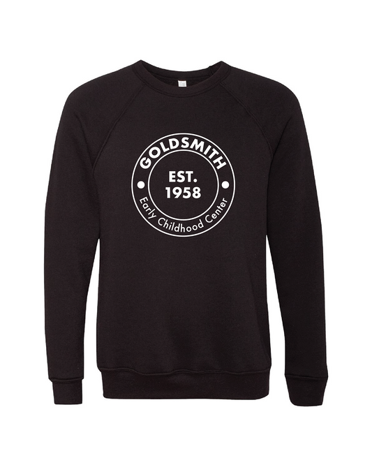 Youth Crewneck (Sponge Fleece) with Round Logo