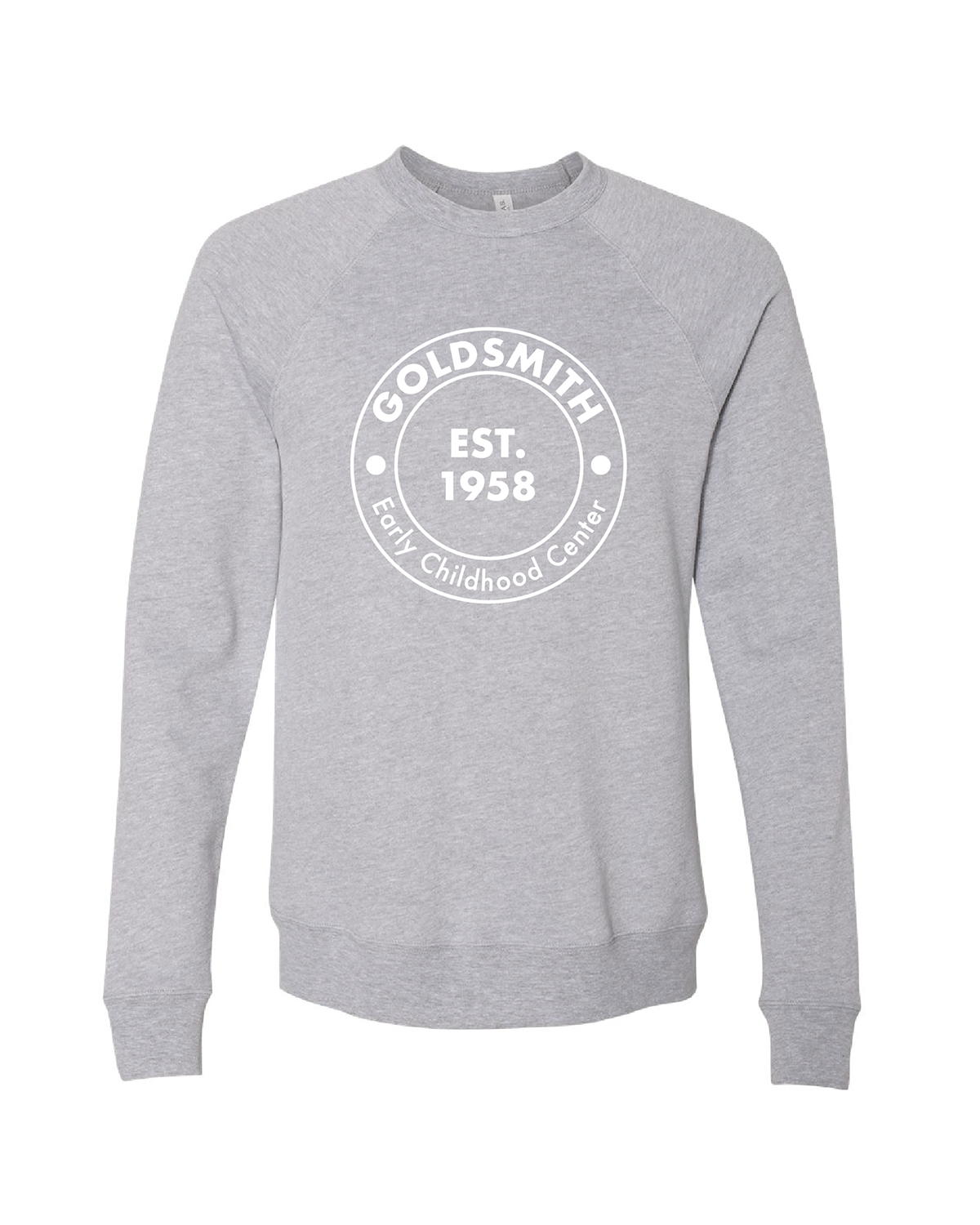 Youth Crewneck (Sponge Fleece) with Round Logo