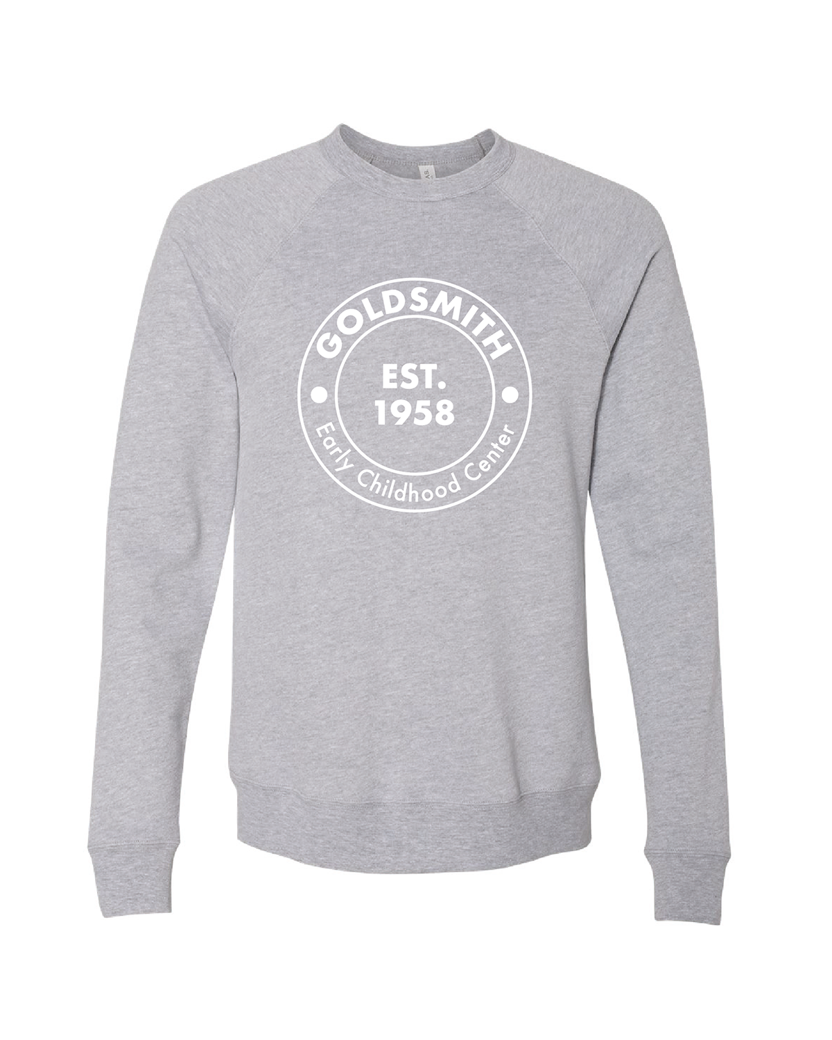 Adult Crewneck (Sponge Fleece) with Round Logo