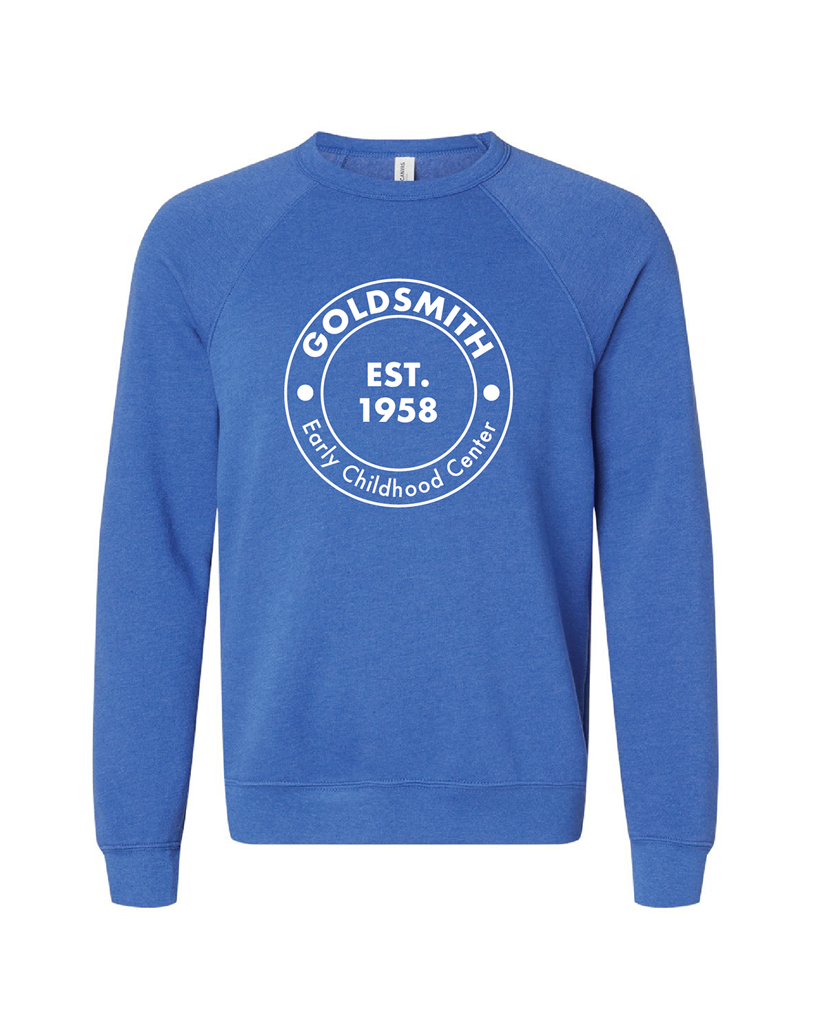 Adult Crewneck (Sponge Fleece) with Round Logo