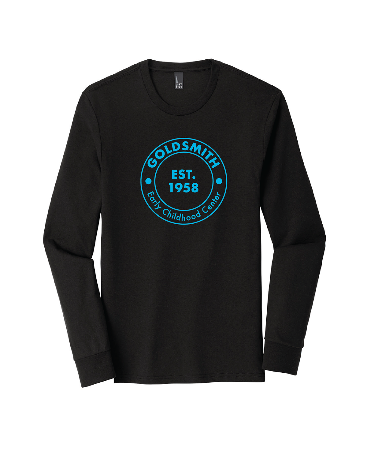 Adult Tri-Blend Long Sleeved with Round Logo