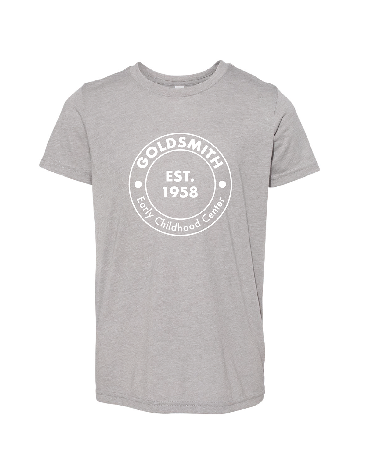 Adult Tri-Blend Short Sleeved with Round Logo