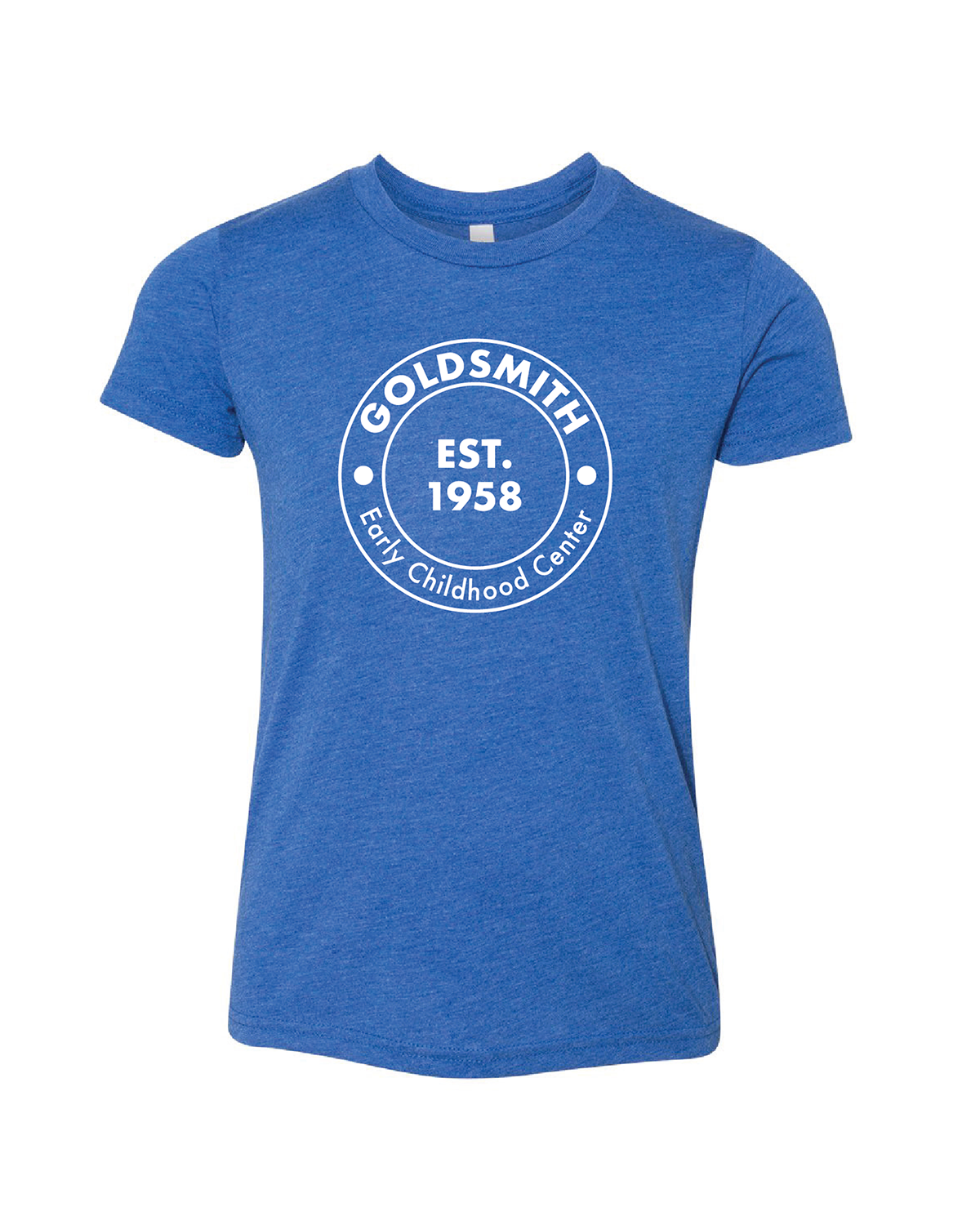 Adult Tri-Blend Short Sleeved with Round Logo