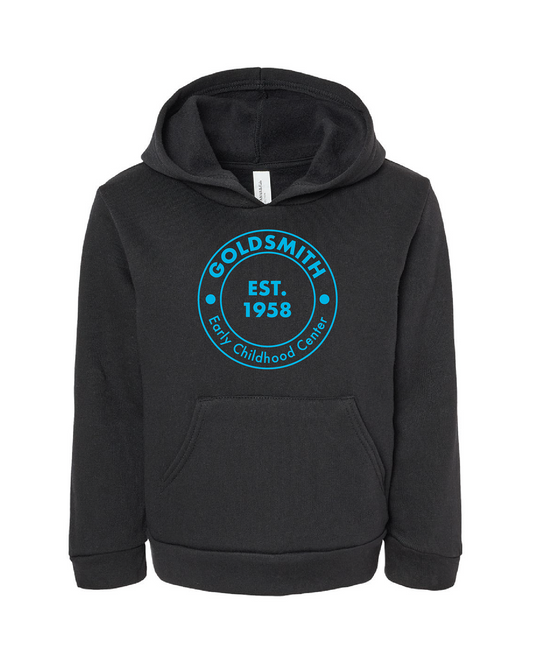 Youth Hoodie (Sponge Fleece) with Round Logo