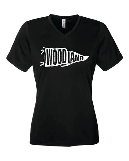 Moisture Wick Pennant V-Neck