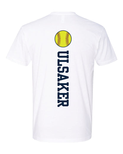 Unisex Custom Softball T-Shirt